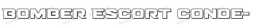 Bomber Escort Conde字体转换